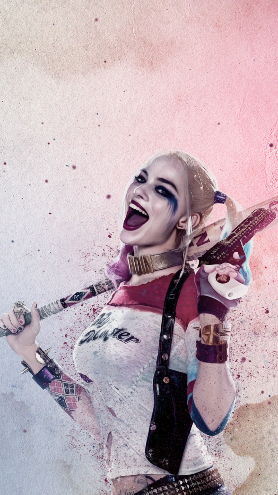 Harley Quinn Movie iPhone 6 Wallpaper with image resolution 1080x1920 pixel. You can use this wallpaper as background for your desktop Computer Screensavers, Android or iPhone smartphones