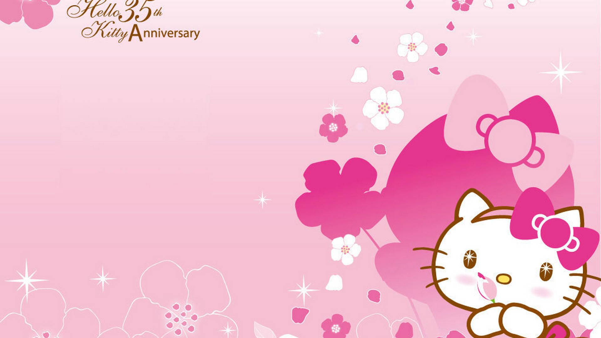 Hello Kitty Desktop Backgrounds HD with resolution 1920X1080 pixel. You can use this wallpaper as background for your desktop Computer Screensavers, Android or iPhone smartphones