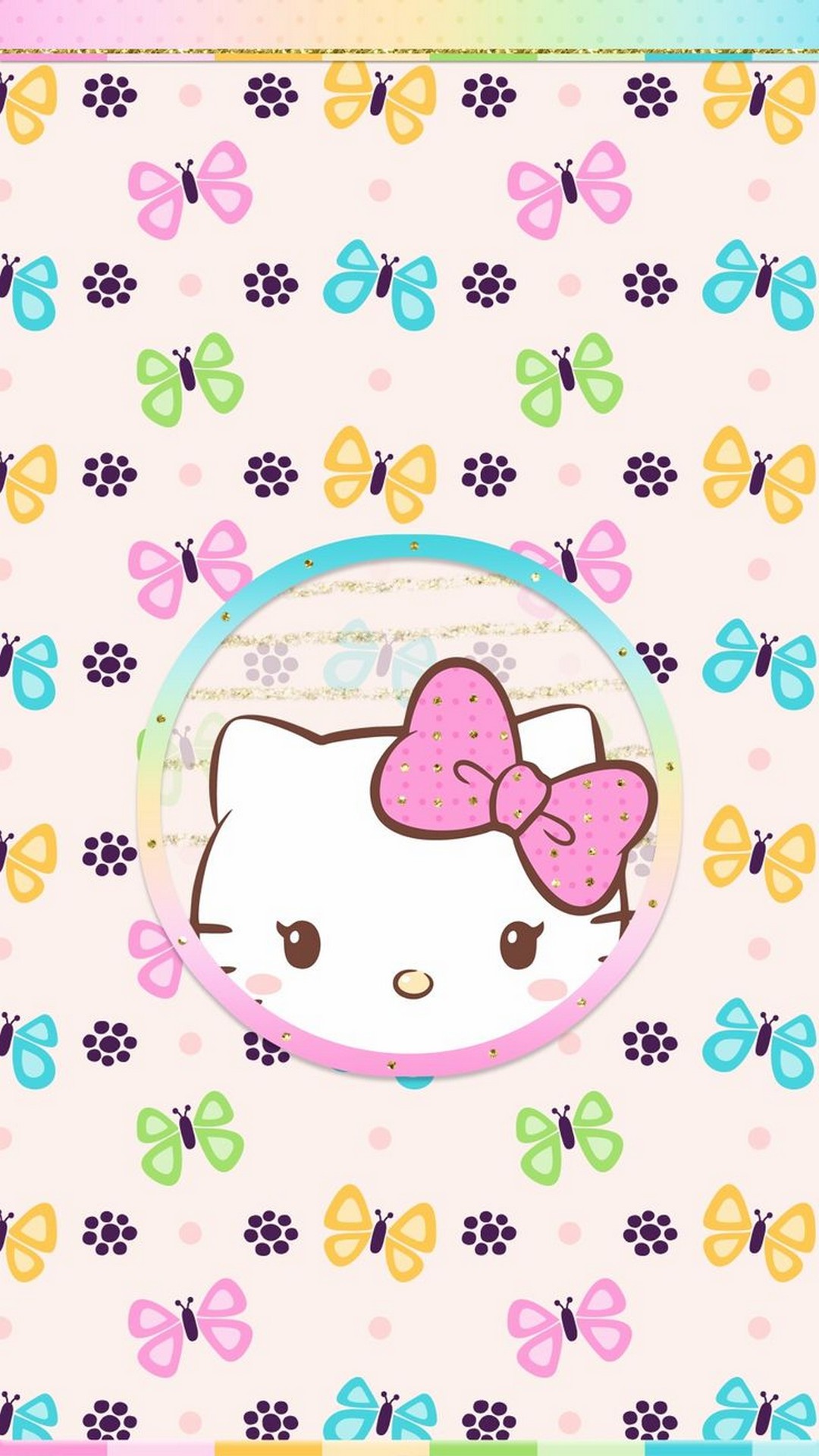 Hello Kitty HD Wallpaper For iPhone with resolution 1080X1920 pixel. You can use this wallpaper as background for your desktop Computer Screensavers, Android or iPhone smartphones