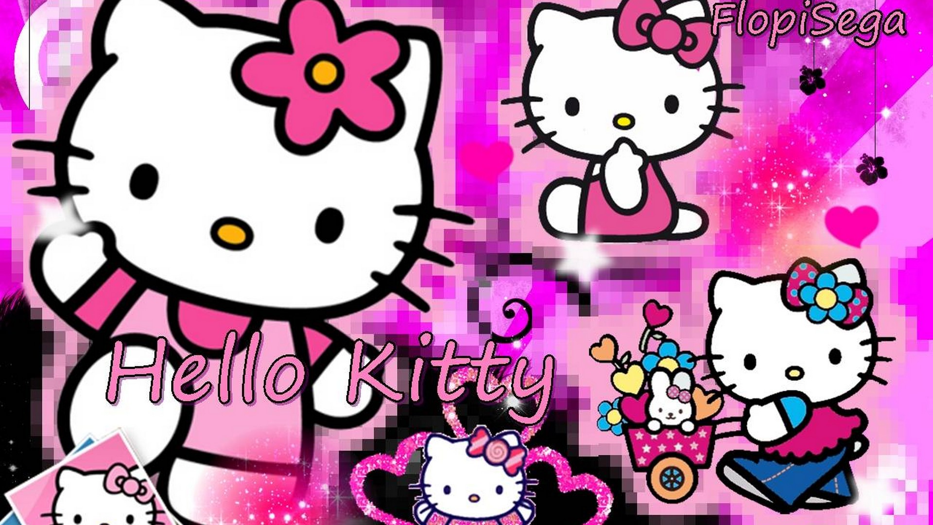 Hello Kitty Images Wallpaper For Desktop with image resolution 1920x1080 pixel. You can use this wallpaper as background for your desktop Computer Screensavers, Android or iPhone smartphones
