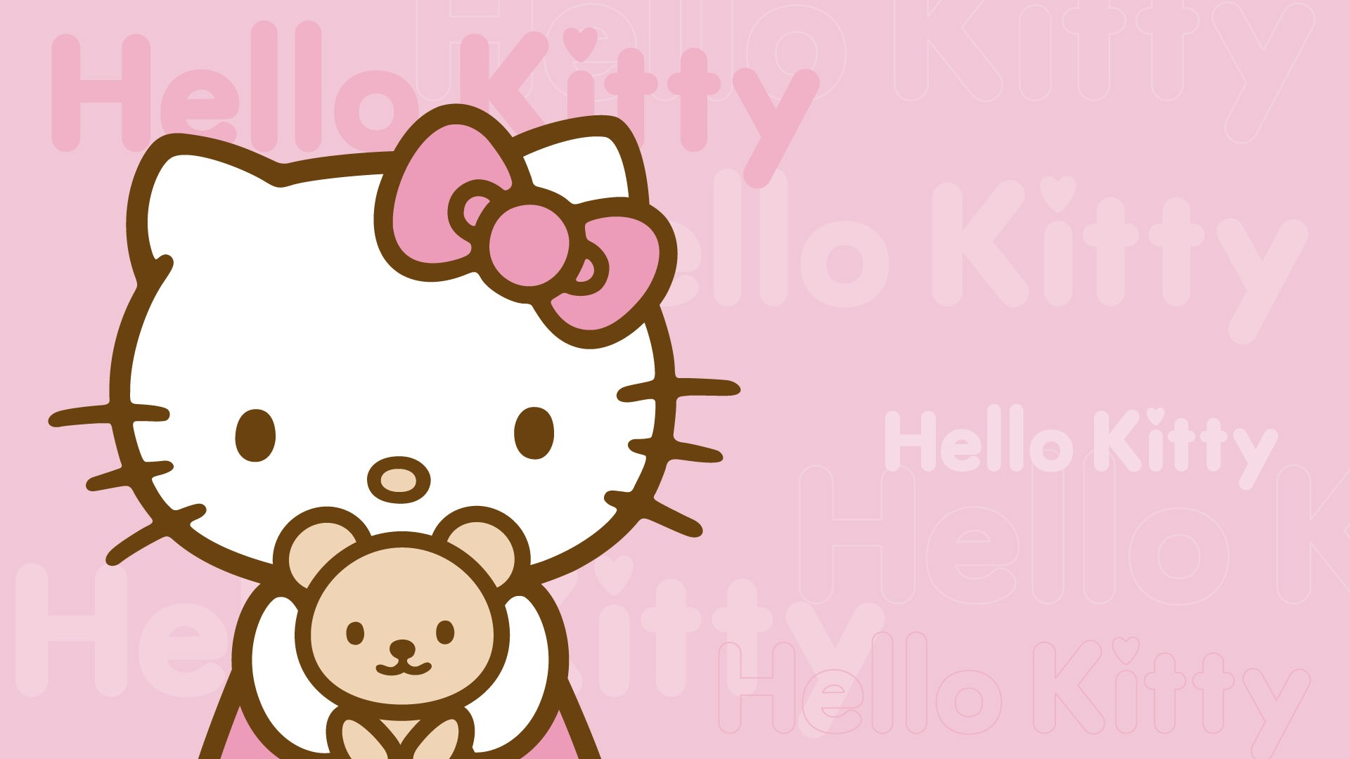 Hello Kitty Pictures Desktop Backgrounds HD with image resolution 1920x1080 pixel. You can use this wallpaper as background for your desktop Computer Screensavers, Android or iPhone smartphones