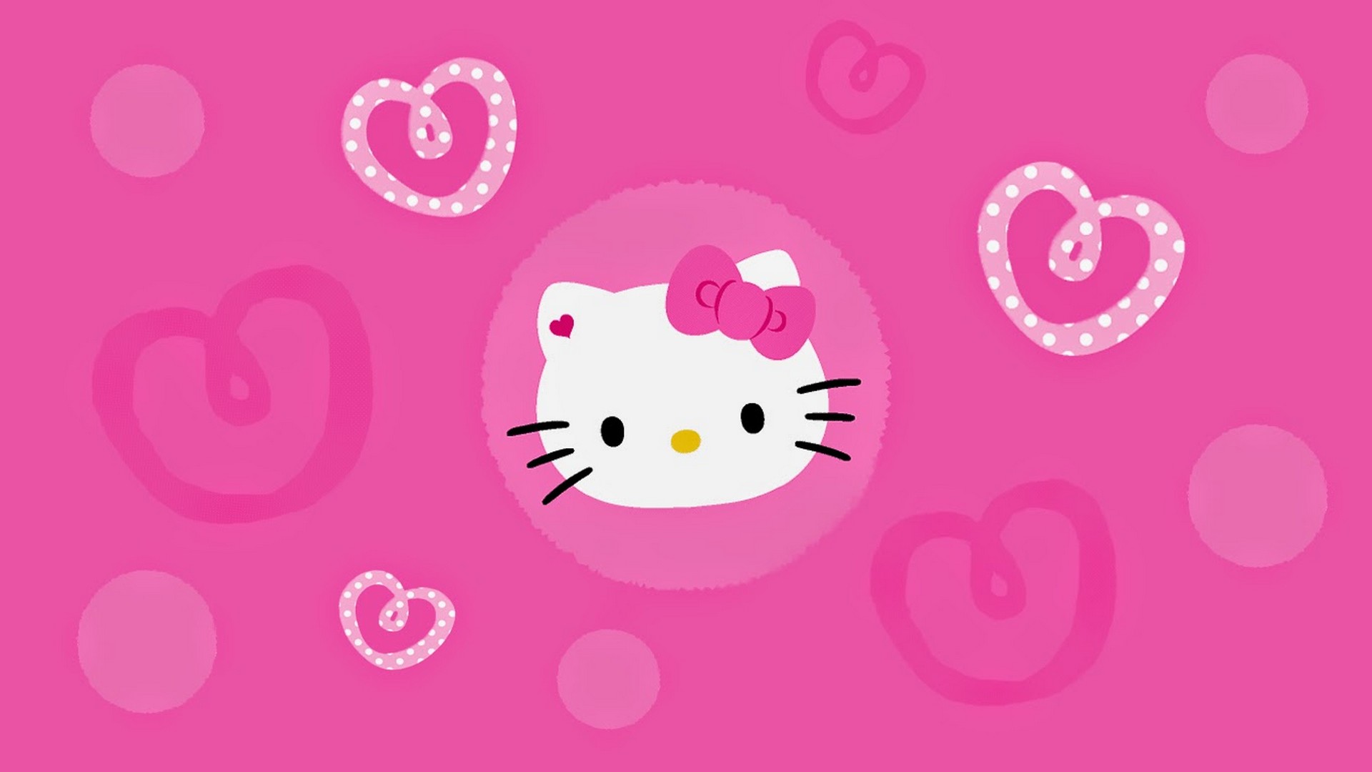 Hello Kitty Pictures Desktop Wallpaper with image resolution 1920x1080 pixel. You can use this wallpaper as background for your desktop Computer Screensavers, Android or iPhone smartphones