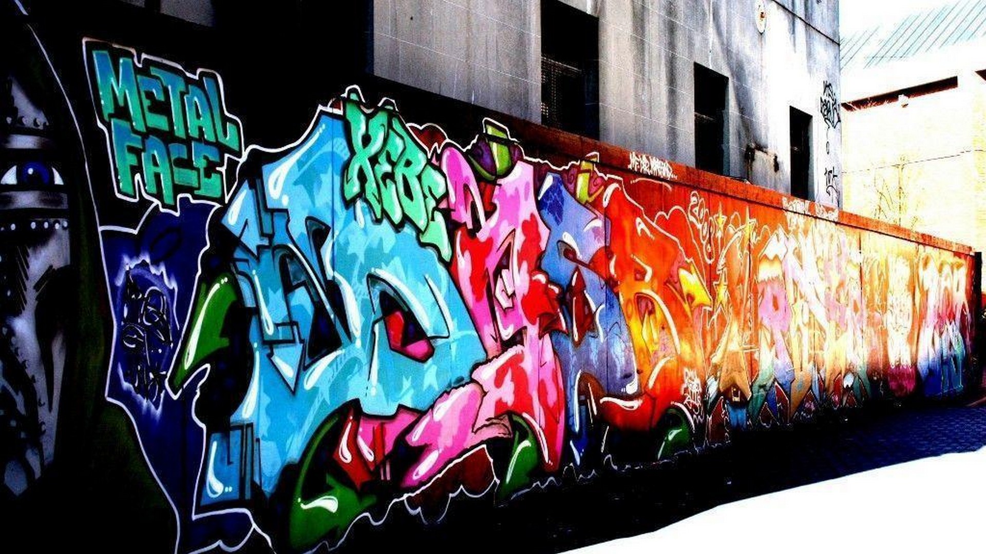 Wallpaper Graffiti Wall ~ Cute Wallpapers