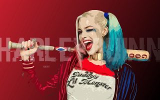 Wallpaper Harley Quinn Desktop with resolution 1920X1080 pixel. You can use this wallpaper as background for your desktop Computer Screensavers, Android or iPhone smartphones