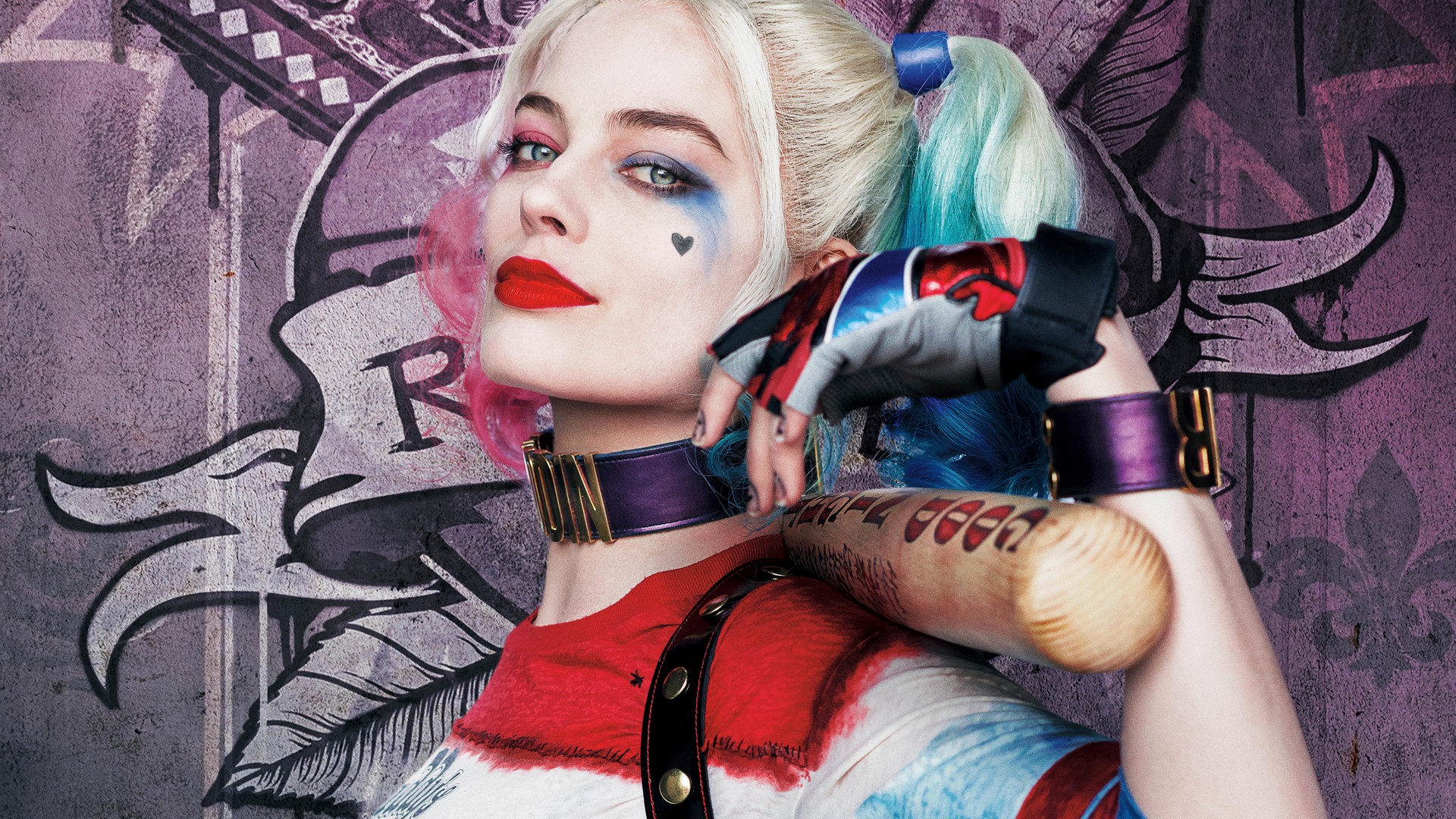 Wallpaper Harley Quinn with image resolution 1920x1080 pixel. You can use this wallpaper as background for your desktop Computer Screensavers, Android or iPhone smartphones