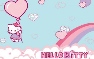 Wallpaper Hello Kitty Images Desktop with resolution 1920X1080 pixel. You can use this wallpaper as background for your desktop Computer Screensavers, Android or iPhone smartphones
