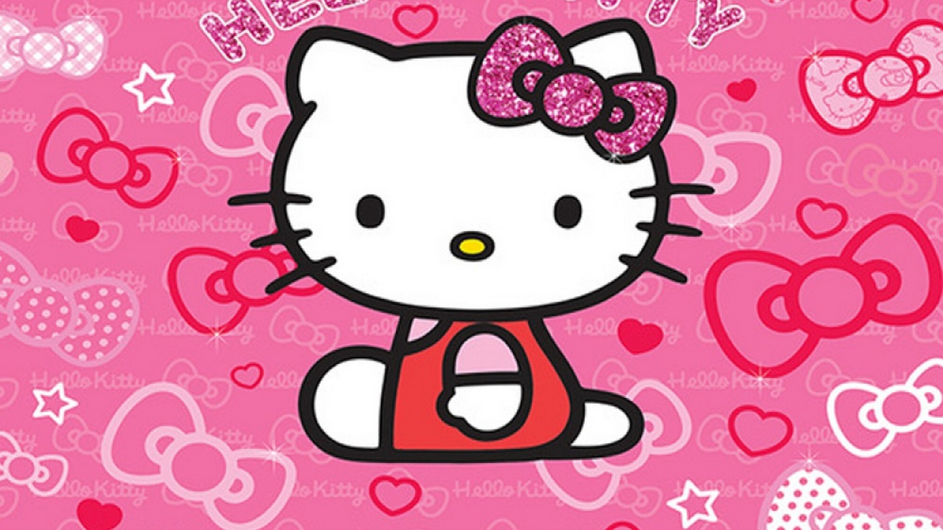 Wallpaper Sanrio Hello Kitty Desktop with image resolution 1920x1080 pixel. You can use this wallpaper as background for your desktop Computer Screensavers, Android or iPhone smartphones