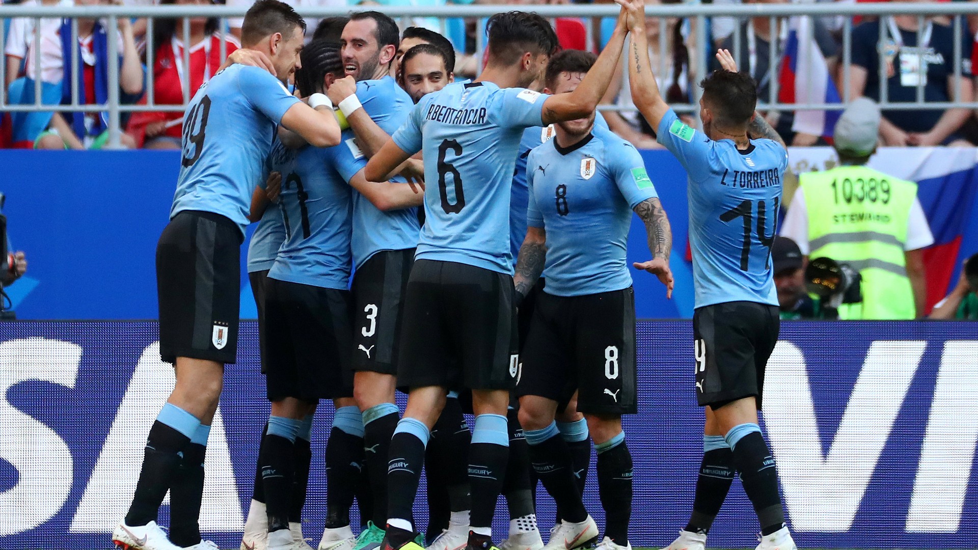 Wallpaper Uruguay National Team with resolution 1920X1080 pixel. You can use this wallpaper as background for your desktop Computer Screensavers, Android or iPhone smartphones