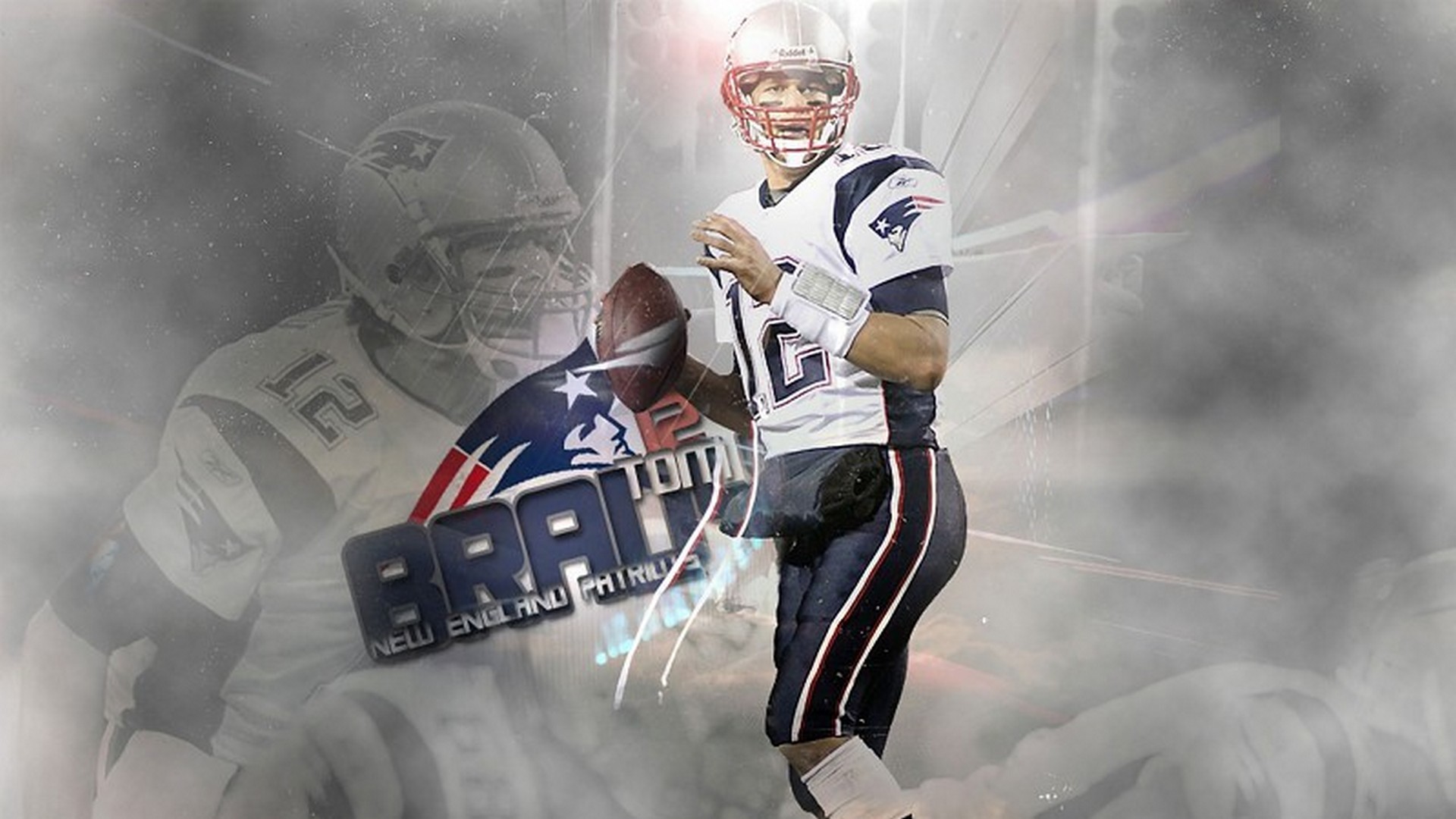 Tom Brady Patriots Desktop Wallpaper with image resolution 1920x1080 pixel. You can use this wallpaper as background for your desktop Computer Screensavers, Android or iPhone smartphones