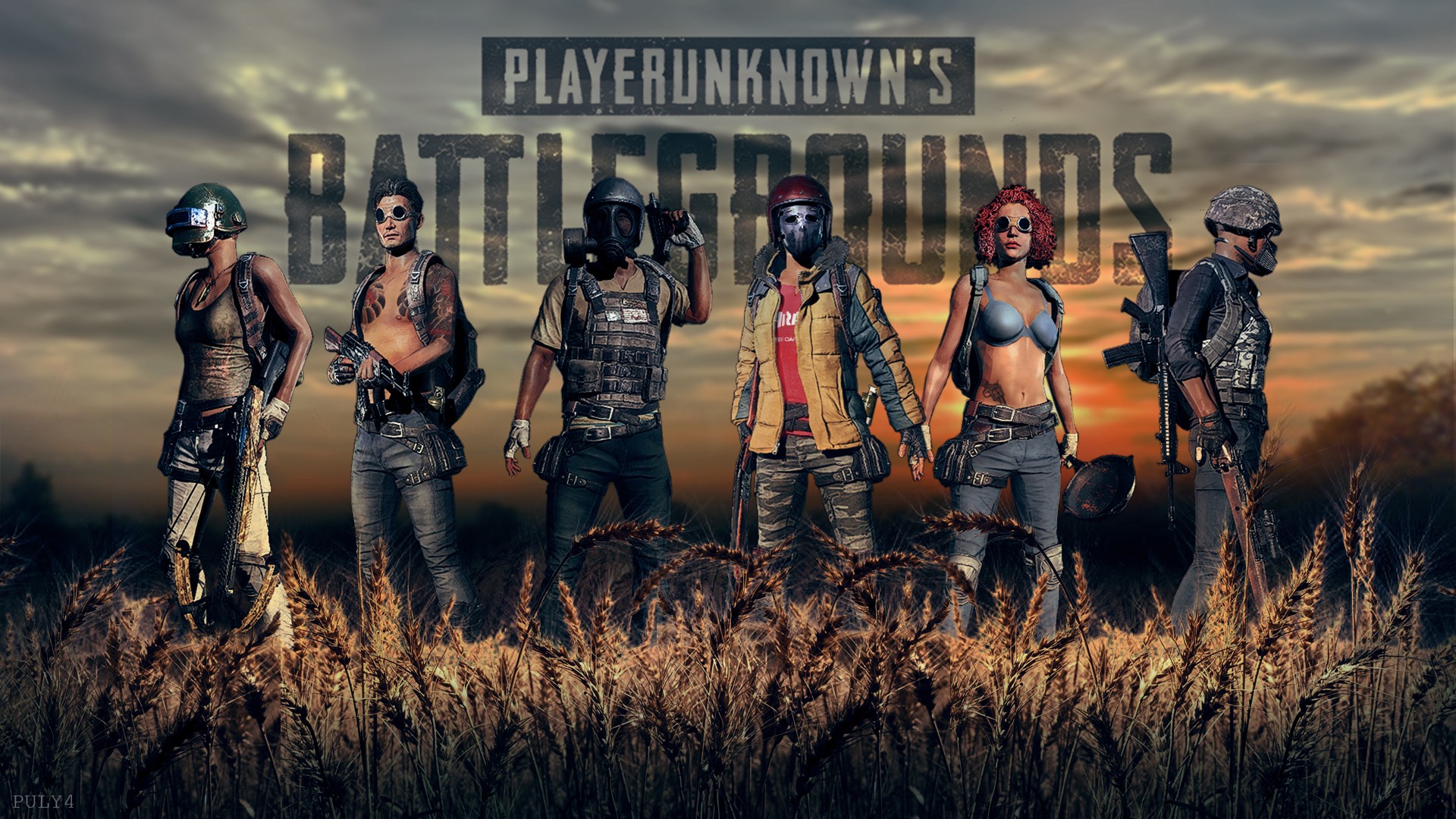 Desktop Wallpaper PUBG with image resolution 1920x1080 pixel. You can use this wallpaper as background for your desktop Computer Screensavers, Android or iPhone smartphones