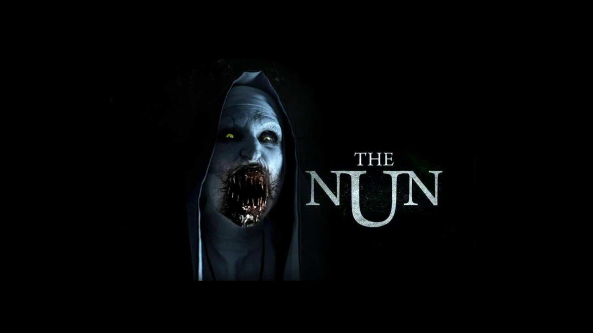 Wallpaper The Nun Valak with image resolution 1920x1080 pixel. You can use this wallpaper as background for your desktop Computer Screensavers, Android or iPhone smartphones