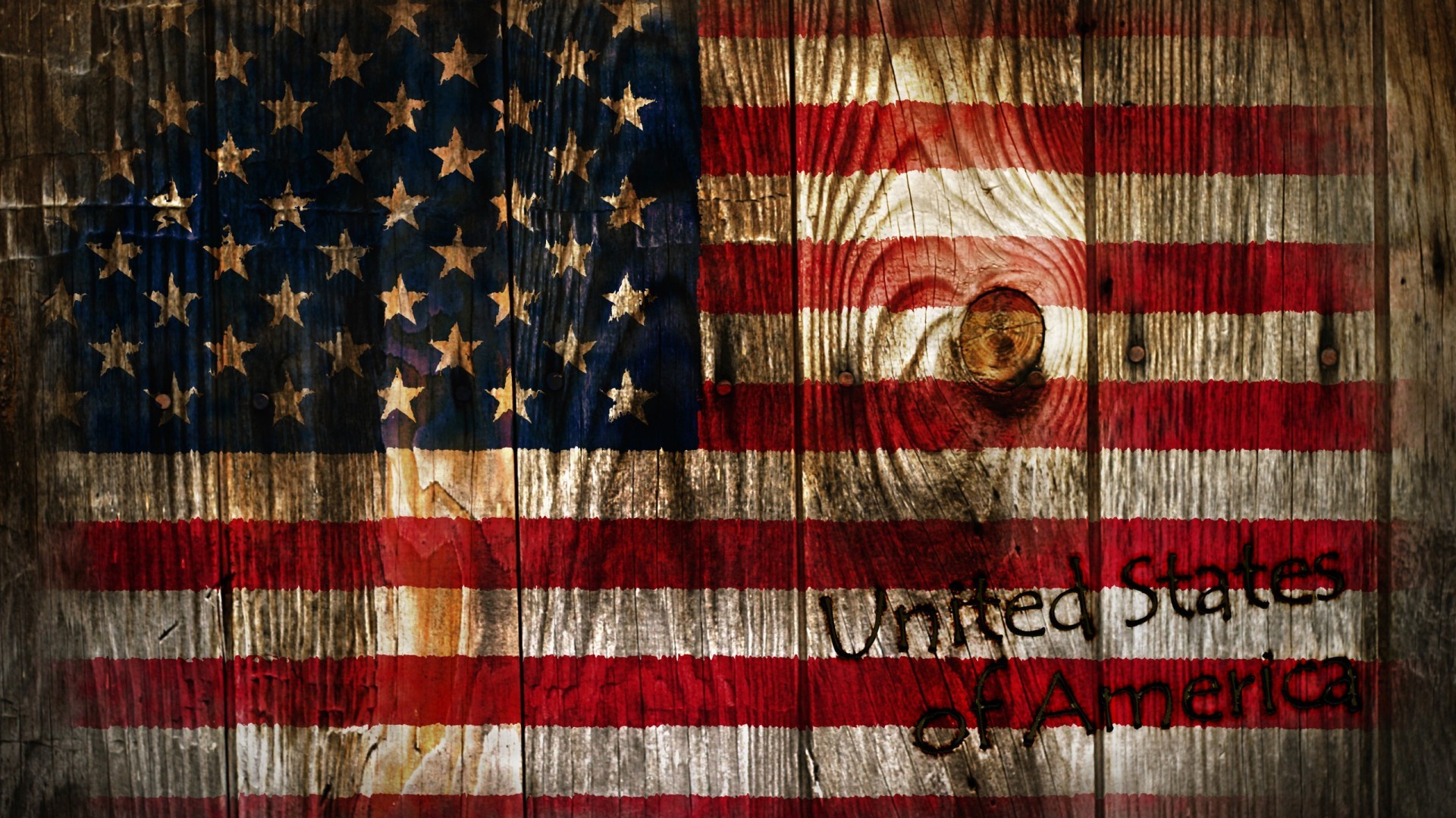 American Flag Desktop Wallpaper with high-resolution 1920x1080 pixel. You can use this wallpaper for your Windows and Mac OS computers as well as your Android and iPhone smartphones