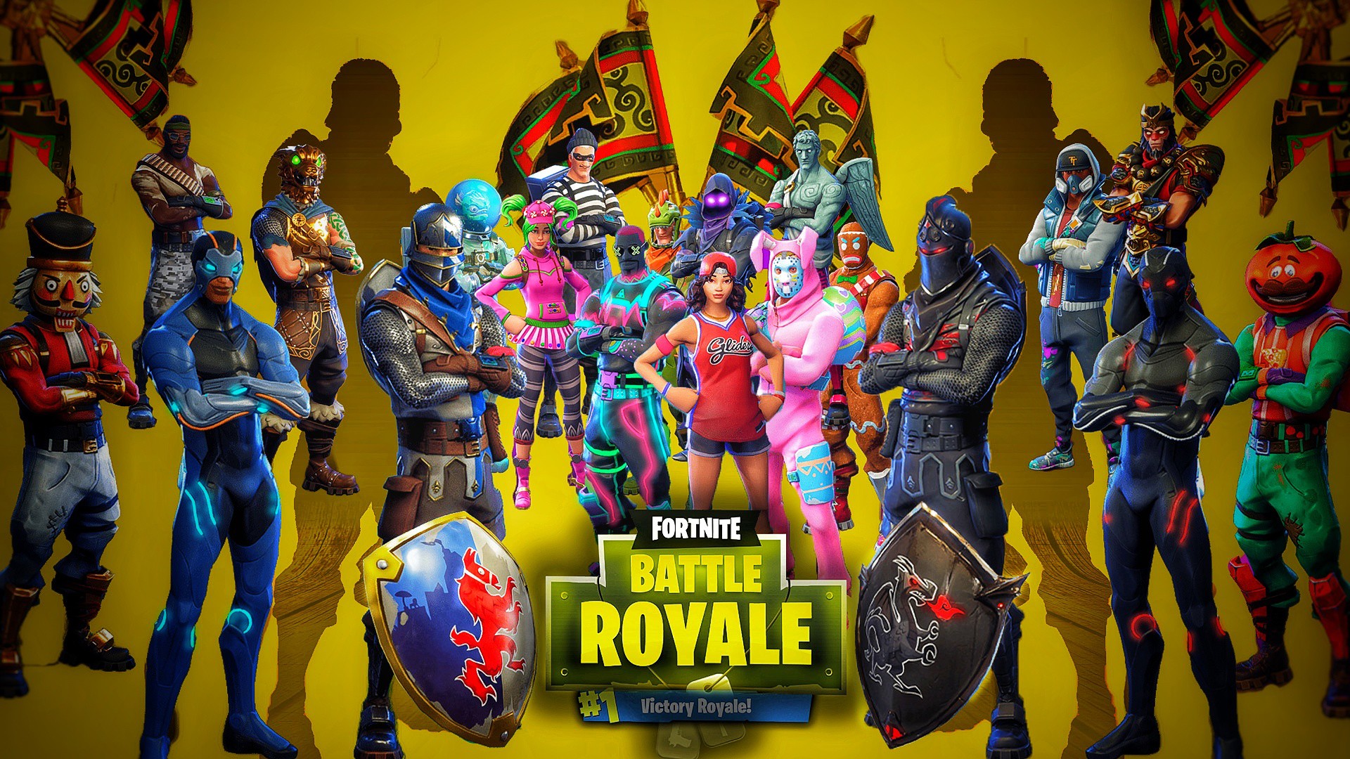 Wallpaper Fortnite with high-resolution 1920x1080 pixel. You can use this wallpaper for your Windows and Mac OS computers as well as your Android and iPhone smartphones