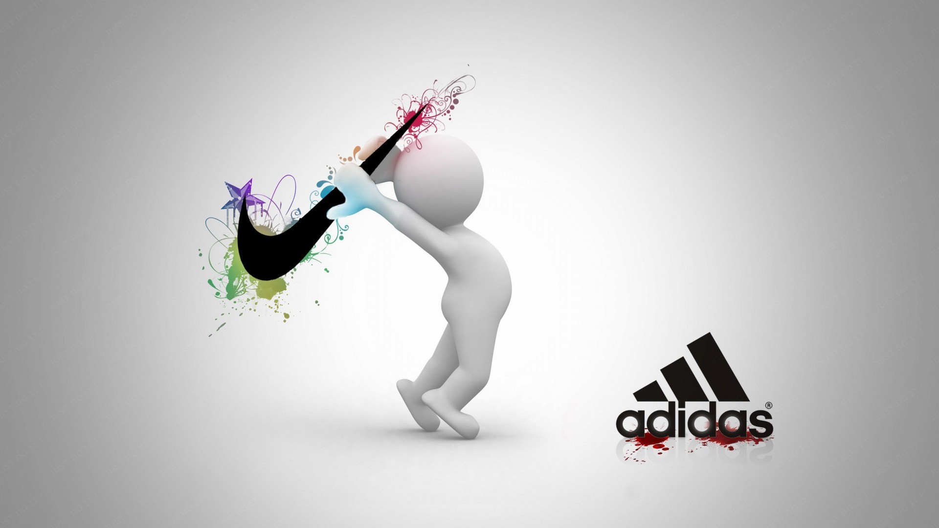 Adidas Logo Wallpaper with high-resolution 1920x1080 pixel. You can use this wallpaper for your Windows and Mac OS computers as well as your Android and iPhone smartphones