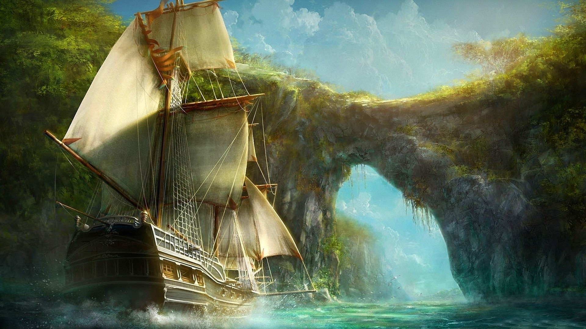 Wallpaper Fantasy Art Desktop With high-resolution 1920X1080 pixel. You can use this wallpaper for your Windows and Mac OS computers as well as your Android and iPhone smartphones