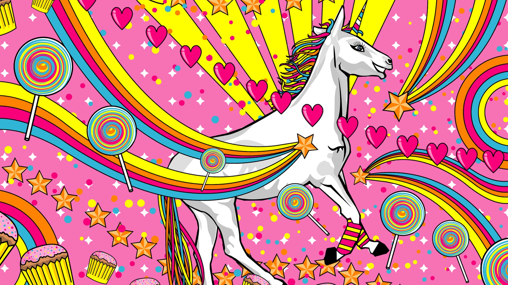 Best Cute Unicorn Wallpaper with high-resolution 1920x1080 pixel. You can use this wallpaper for your Windows and Mac OS computers as well as your Android and iPhone smartphones