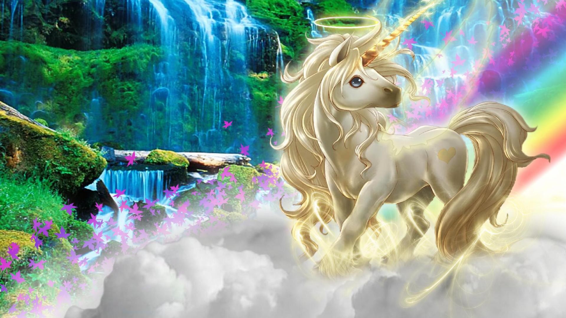 Cute Girly Unicorn Desktop Backgrounds HD with high-resolution 1920x1080 pixel. You can use this wallpaper for your Windows and Mac OS computers as well as your Android and iPhone smartphones