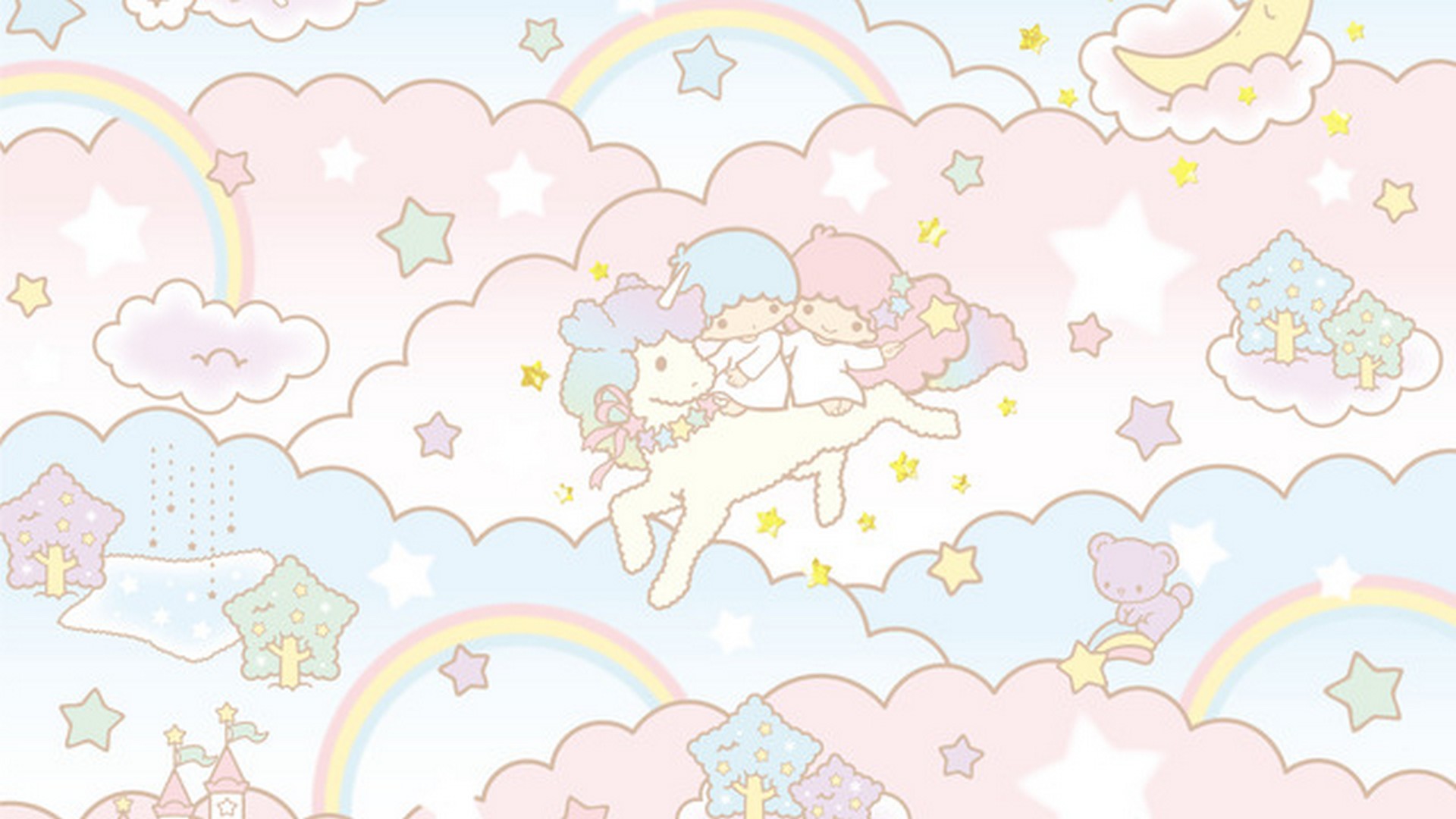 Cute Girly Unicorn Desktop Wallpaper with high-resolution 1920x1080 pixel. You can use this wallpaper for your Windows and Mac OS computers as well as your Android and iPhone smartphones