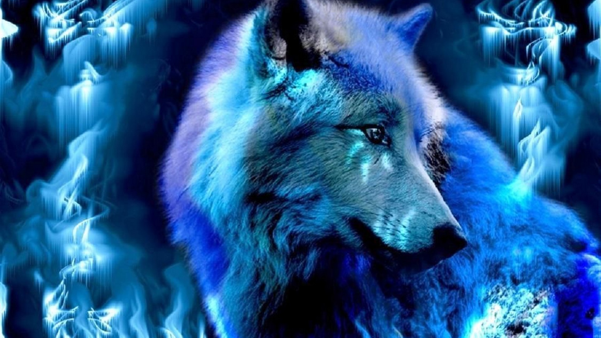 Cool Wolf Wallpaper For Desktop With high-resolution 1920X1080 pixel. You can use this wallpaper for your Windows and Mac OS computers as well as your Android and iPhone smartphones