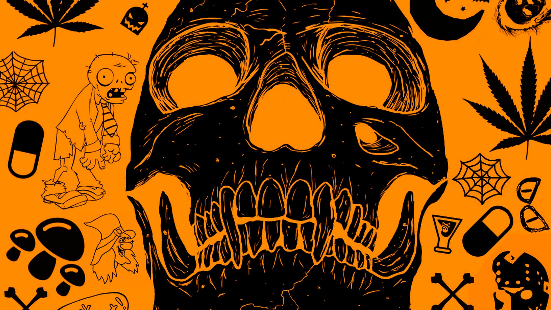 Desktop Wallpaper Halloween Aesthetic With high-resolution 1920X1080 pixel. You can use this wallpaper for your Windows and Mac OS computers as well as your Android and iPhone smartphones
