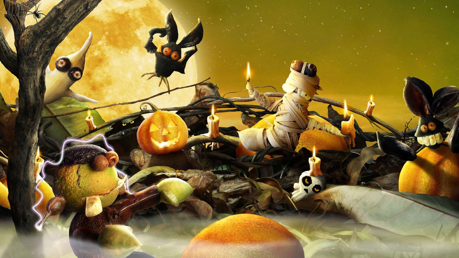 Halloween Desktop Backgrounds HD with high-resolution 1920x1080 pixel. You can use this wallpaper for your Windows and Mac OS computers as well as your Android and iPhone smartphones